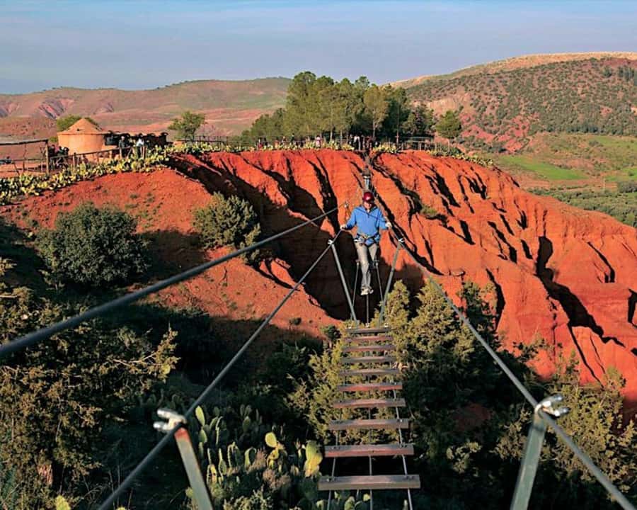 From Marrakech: Atlas Mountains Zip Line Tour Adventure - Meeting the argan oil cooperative