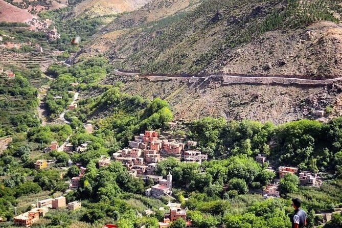 From Marrakesh: Zip-Line & Hike in the Atlas Mountains - Hiking through Berber villages and toward a waterfall