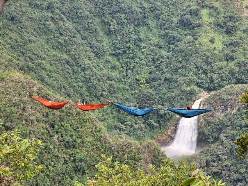From Medellín: Dream Hammocks, Zipline, & Waterfall Day Trip - Hammocks 150 meters above the valley