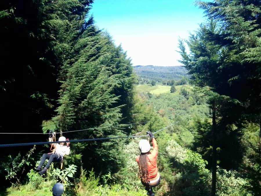 From Nairobi: Zipline Adventure Safari - The briefing and short practice lines