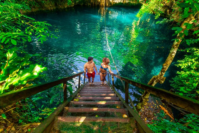 From Playa del Carmen ATV Adventure with Ziplines, Cenote - Three Mayan jungle activities for $49