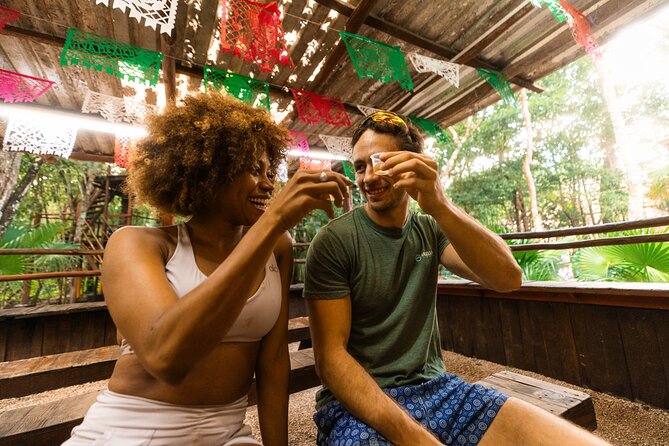 From Playa del Carmen ATV Adventure with Ziplines, Cenote - Tequila, tacos, and the commercial side of the park