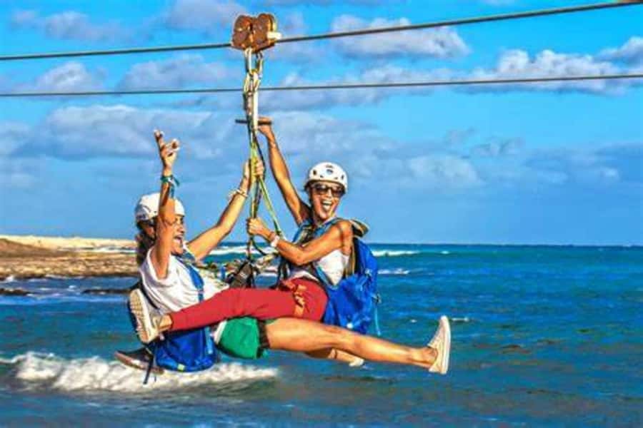From Santa Maria: Sal island Zipline Experience (Official) - What happens after you land
