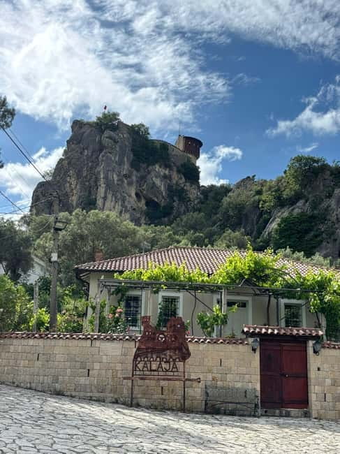 From Tirana: Petrela Castle and Biggest ZipLine in Balkan - An Hour in Petrelë for Coffee, Food, and Photos