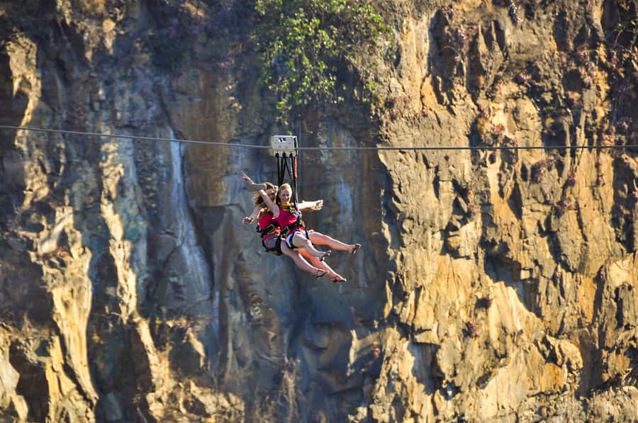 From Victoria Falls: Zip Line from the Victoria Falls Bridge - Guides, photos, and the overall mood