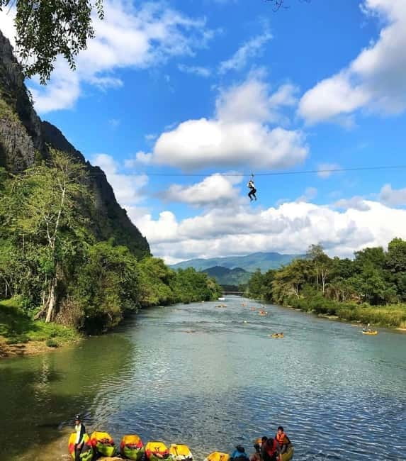 From Vientiane: Vang Vieng Tour with Cave Kayak & Zipline - Key points to know before you book