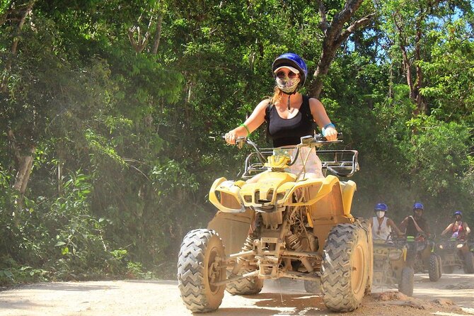 Full Adrenaline Day in Tulum! ATVs, Zipline, Cenote, Rappel, Food - Getting there from Playa del Carmen, Riviera Maya, or Tulum