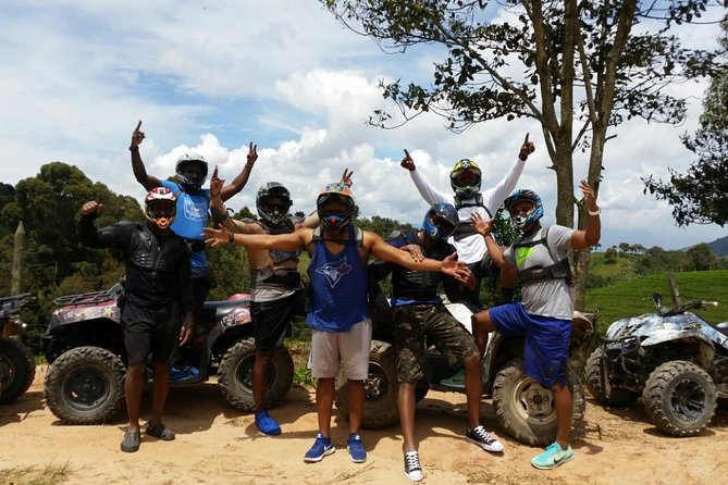 Full-Day Zipline, ATV and Horseback Riding Private Adventure from Medellín - ATV riding near Rionegro