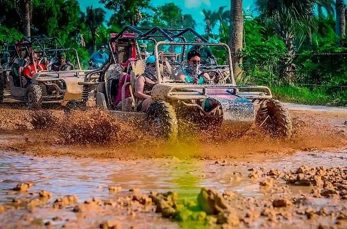Full Dominican Adventure: Zipline, ATV Buggie, Horseback & Safari - A Dominican buffet at midday