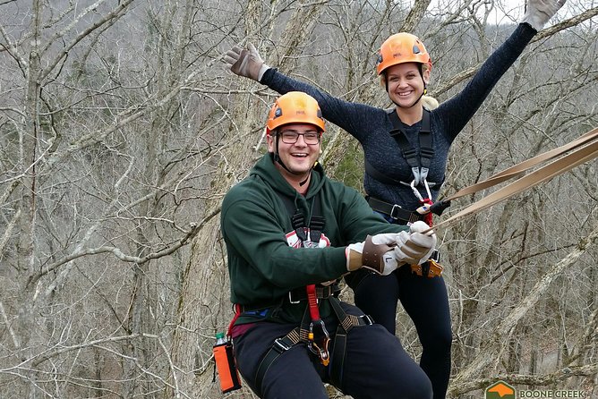 Fully Guided Zipline Canopy Tour through Kentucky River Palisades - Flying above the Kentucky River Palisades