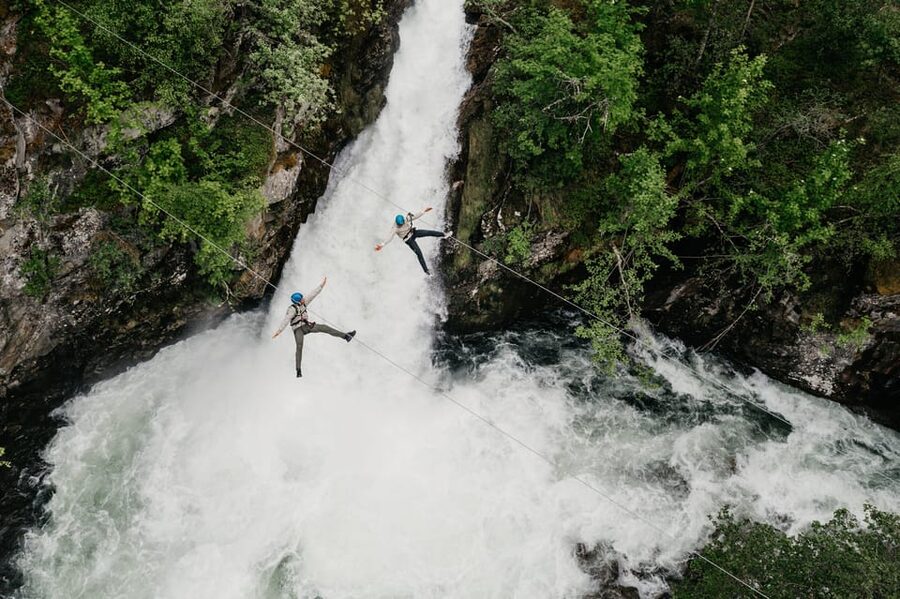 Geiranger: Zipline Park Experience - Four ziplines above the Geiranger River