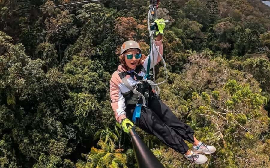 Gold Coast: Tamborine Mountain Canyon Flyer Zipline Tour - The plank bridges come before the biggest lines