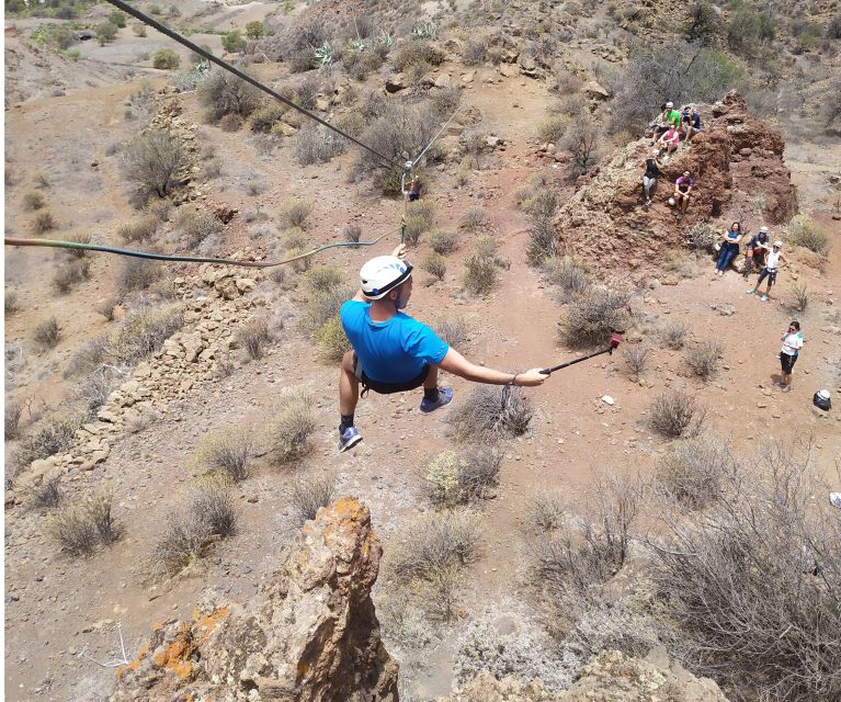 Gran Canaria: Zipline and Mountaineering Tour - The zipline provides a quick first challenge