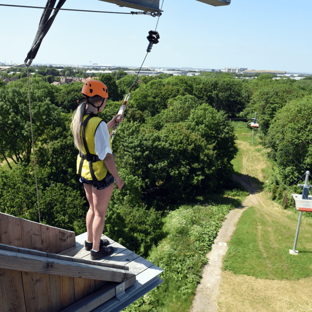 Gripped London: Zip Line, High Ropes & Freefall Adventure - Getting started with the safety briefing