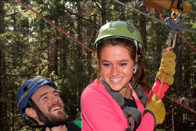 Grizzly Falls Ziplining Expedition - Four suspension bridges for a slower view