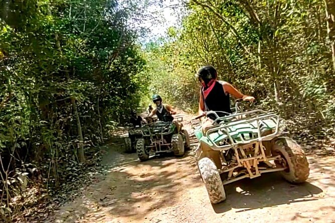 Half-day Adventure: Cenote + Ziplining + ATV Tour - Three Tulum adventures packed into four hours