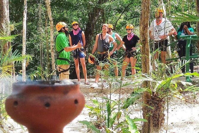 Half-day Adventure: Cenote + Ziplining + ATV Tour - A Mayan ceremony and a simple Mexican lunch
