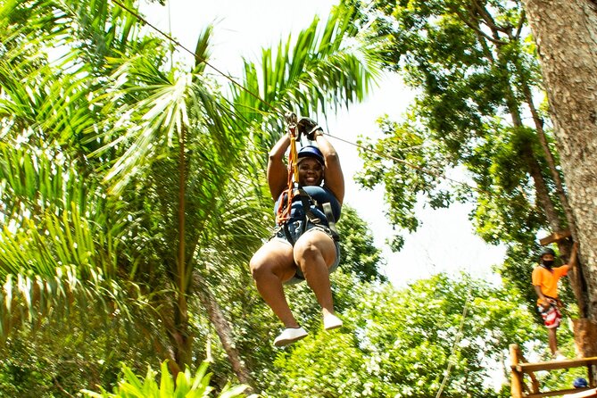 Half Day ATV, Zip-line & Cenote tour! Transportation from Cancun - Lunch, water, and the extra costs
