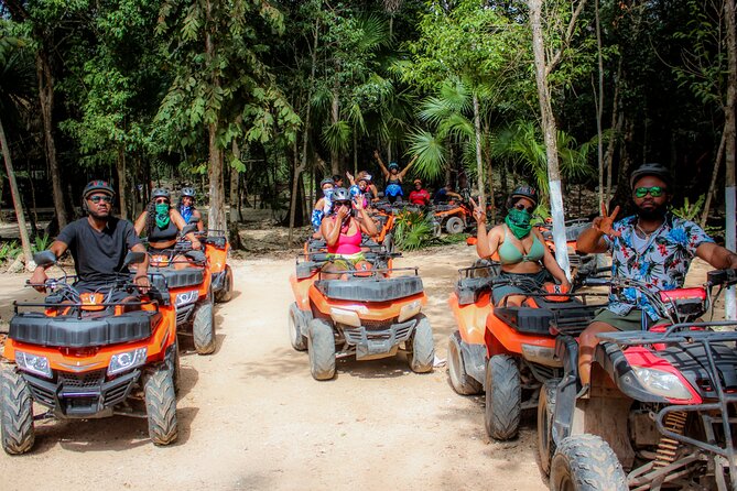 Half Day in Cancun Atvs Ziplines and Cenote Park - Three jungle activities near Puerto Morelos