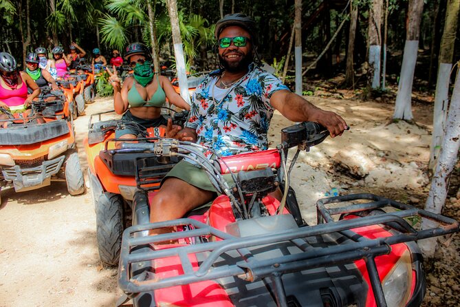 Half Day in Cancun Atvs Ziplines and Cenote Park - Ziplines and bridges add the adrenaline