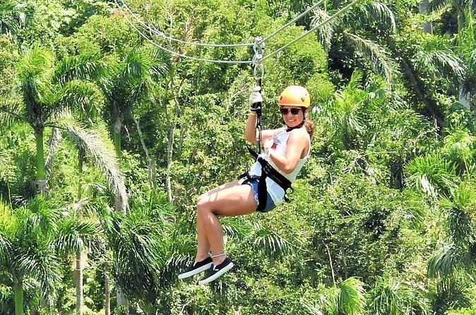 Half Day Tour in Rainforest Zipline Park with Transportation - What the zipline sequence feels like