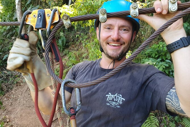 Half Day Zipline and Rainforest Exploration in Krabi - Zip Zone A: Ladders, Platforms, and the First Rappel