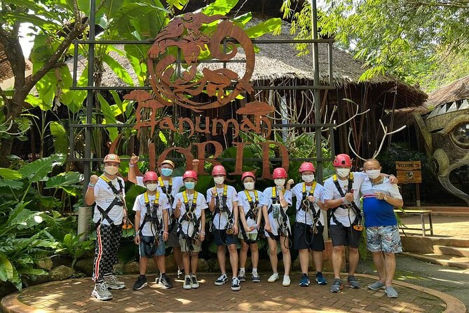 Hanuman World Zipline & Skywalk Phuket - Safety, equipment, and the weight check