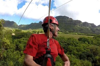 Hawaii Kipu Ranch PowerLine Zipline with Guide