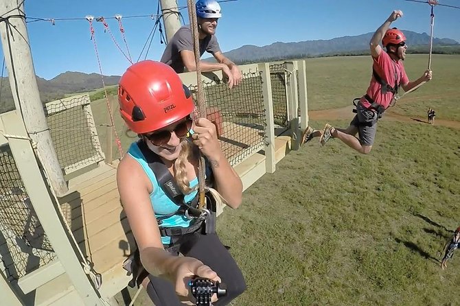 Hawaii Kipu Ranch PowerLine Zipline with Guide - Fitness rules and clothing are important