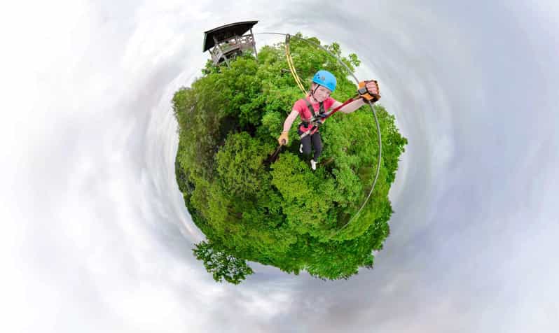 Henderson, Minnesota: 14-Line Zipline Canopy Tour - The 170-foot suspension bridge adds a different kind of thrill