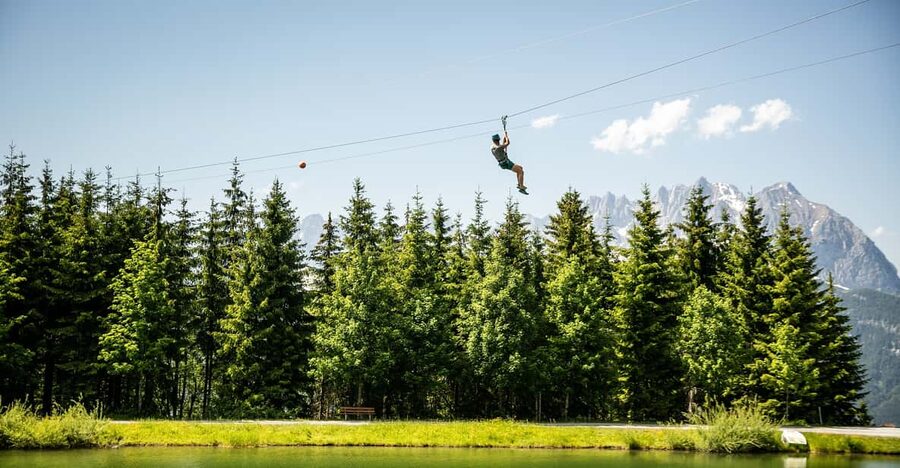 Hornpark - High Ropes Course - Choosing from 11 courses and 106 elements