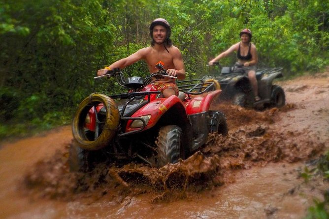 Horseback, ATV´s, Ziplines, Cenote, Hanging bridge Lunch and Round Trip Included - Ziplines and hanging bridges above the trees