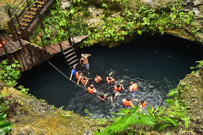 Horseback riding and ATV in the jungle, Ziplines, Cenote & Lunch - The ATV ride brings the roughest action