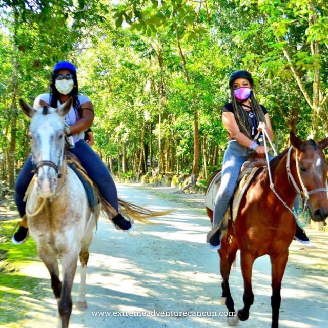 Horseback Riding & ATV Adventure with Ziplines & Cenote - The one-day formula and who it suits