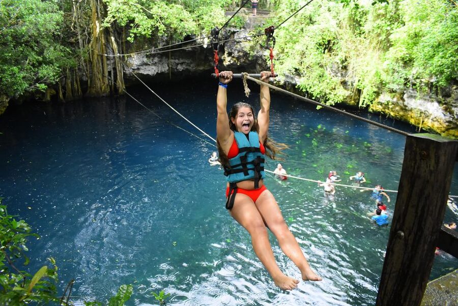 Horseback Riding & ATV Adventure with Ziplines & Cenote - Swimming at Cenote Verde Lucero