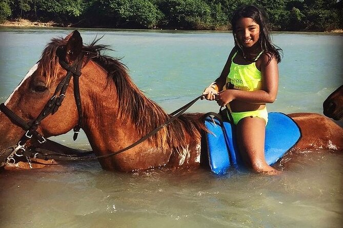 Horseback Riding, ATV and Ocean Zip lining combo from Montego Bay - Ocean ziplining and safety equipment