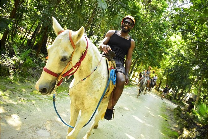 Horseback Riding + ATV + Cenote + Zip-Line from Cancun and Playa del Carmen - Zip lines with active guides