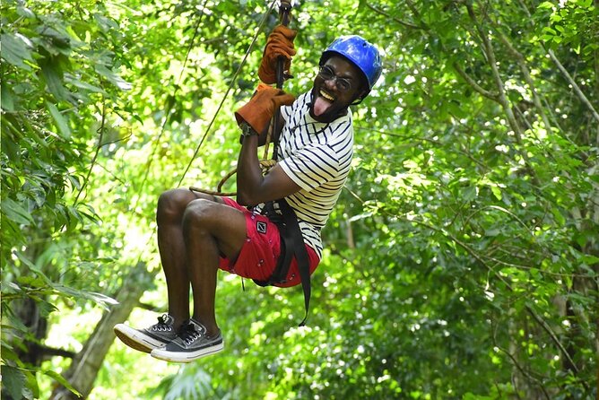 Horseback Riding + ATV + Cenote + Zip-Line from Cancun and Playa del Carmen - Cooling off in a clear Mayan cenote