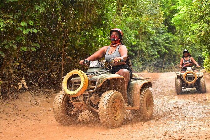 Horseback Riding plus ATV, Cenote, Ziplines, and Lunch - A Mayan cenote as the cool-down