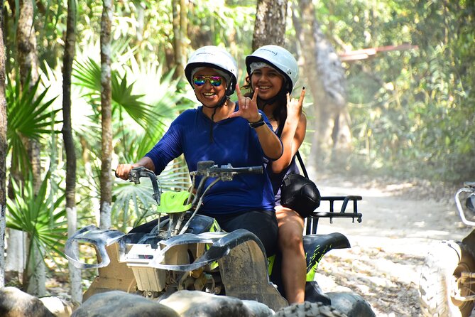 Horseback riding Tour with ATV circuit, ziplines and Cenote - From Cancun to the Puerto Morelos jungle