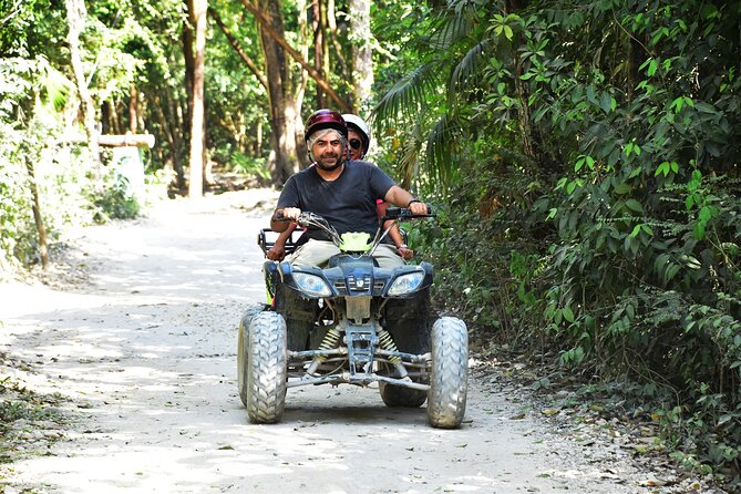 Horseback riding Tour with ATV circuit, ziplines and Cenote - Horseback riding with a slower rhythm