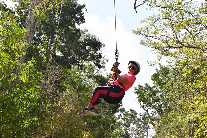 Horseback riding Tour with ATV circuit, ziplines and Cenote - Snack, water, and the real value of $60.75