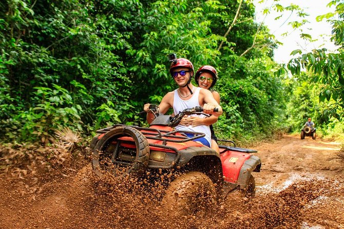 Horseback riding with ATV, zip lines and cenote, lunch and transfer - Four activities, one busy jungle park