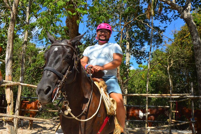Horseback riding with ATV, zip lines and cenote, lunch and transfer - The ATV circuit brings the bumps