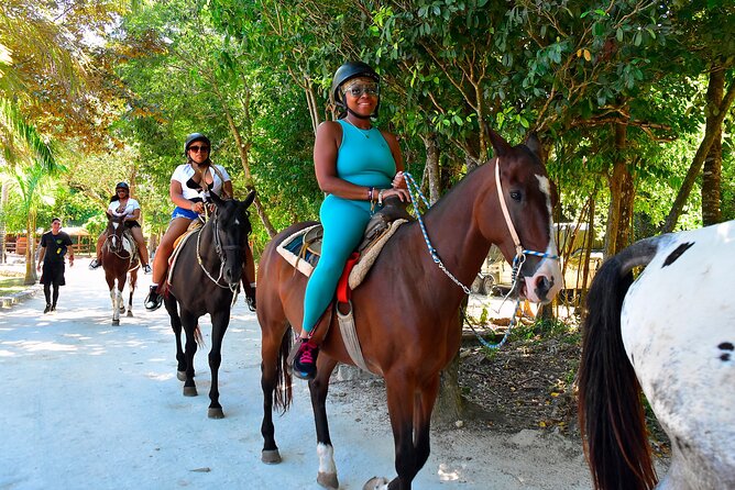 Horseback Riding with ATV, Zipline, Cenote and Tequila Tasting - Three zip lines above the trees