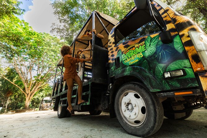 Horseback Riding with ATV, Zipline, Cenote and Tequila Tasting - Swimming at Cenote Verde Lucero