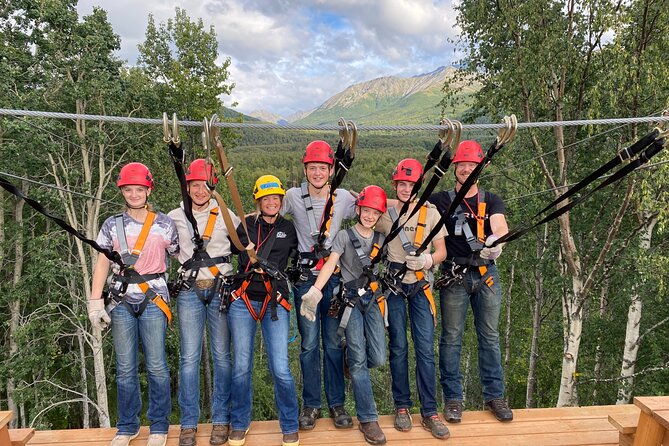 Horseback & Zipline Adventure in Alaska Mountains includes Lunch - A two-part Alaskan adventure, not a passive sightseeing trip