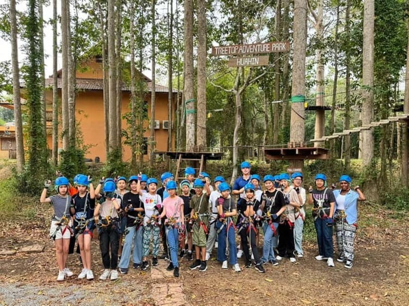 Hua Hin Tree Top Zipline Adventure and Canopy Rope Challenge - Twenty-five obstacles, with more than just ziplines