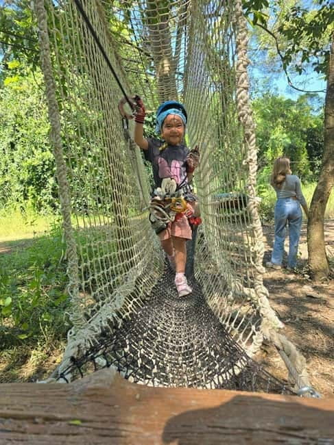 Hua Hin Tree Top Zipline Adventure and Canopy Rope Challenge - How the 30-minute session feels