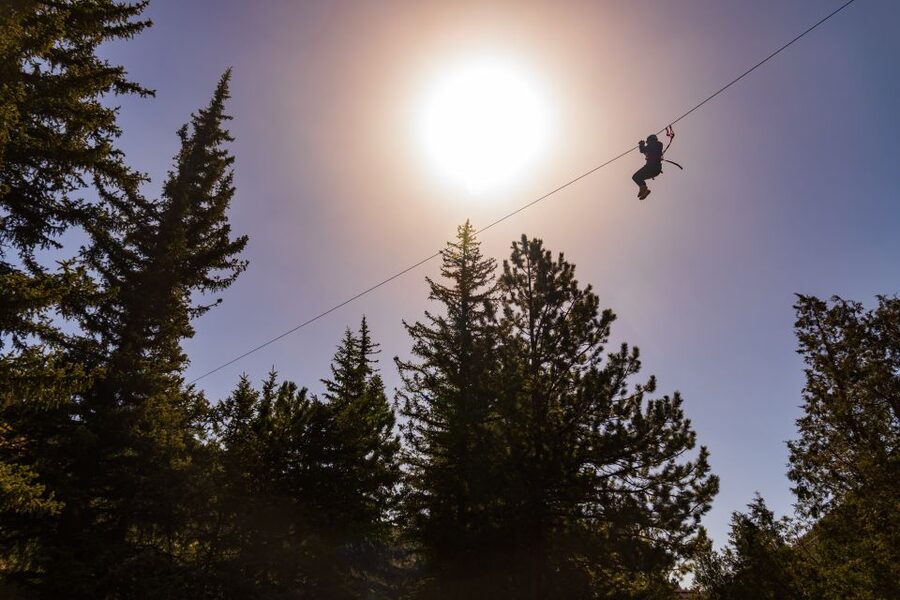 Idaho Springs: Clear Creek Ziplining Experience - Five lines above Clear Creek